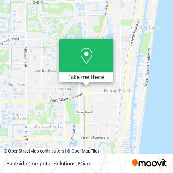 Eastside Computer Solutions map
