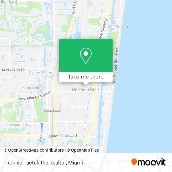 Ronnie Tactuk the Realtor map