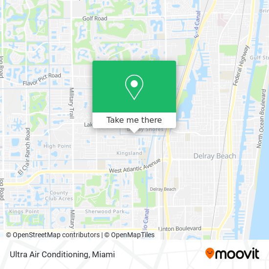 Ultra Air Conditioning map