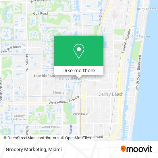 Grocery Marketing map