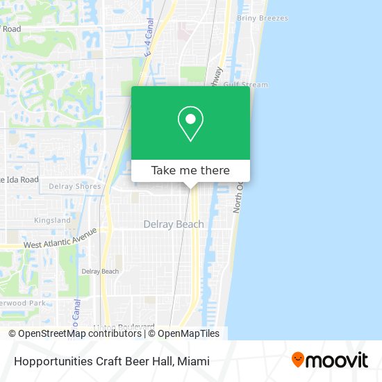 Hopportunities Craft Beer Hall map