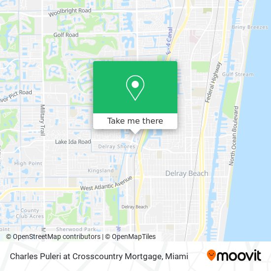 Charles Puleri at Crosscountry Mortgage map