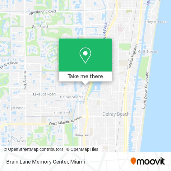 Mapa de Brain Lane Memory Center