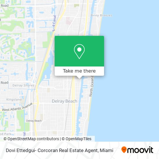 Dovi Ettedgui- Corcoran Real Estate Agent map