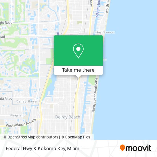 Mapa de Federal Hwy & Kokomo Key