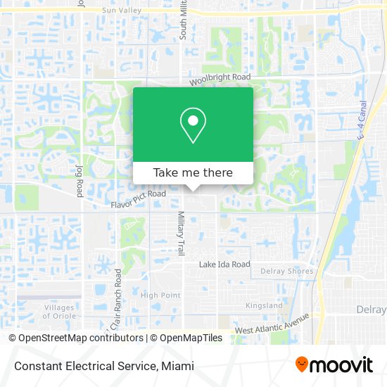 Constant Electrical Service map