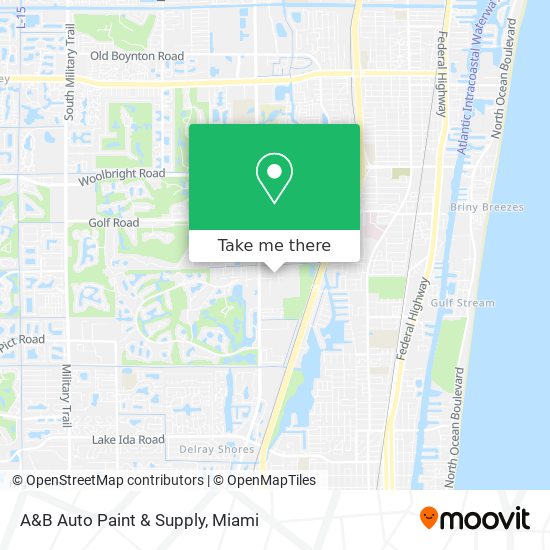 A&B Auto Paint & Supply map