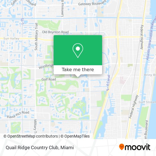 Mapa de Quail Ridge Country Club