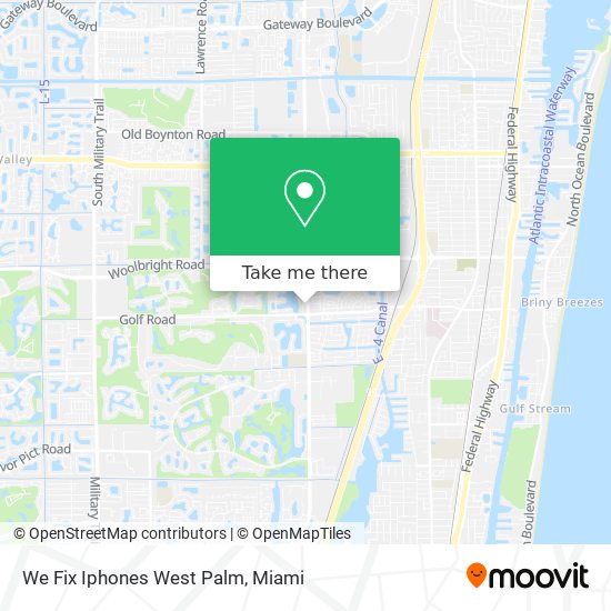 Mapa de We Fix Iphones West Palm