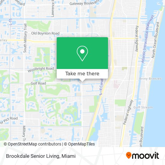 Brookdale Senior Living map