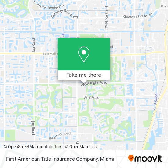 First American Title Insurance Company map