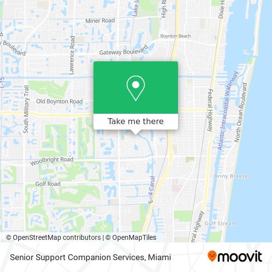 Mapa de Senior Support Companion Services