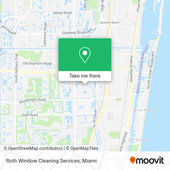 Roth Window Cleaning Services map