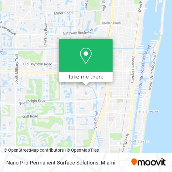 Nano Pro Permanent Surface Solutions map