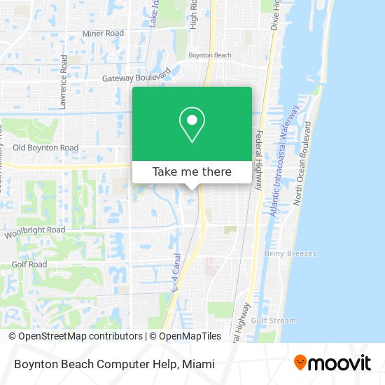 Mapa de Boynton Beach Computer Help