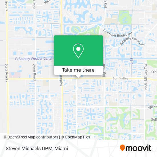 Mapa de Steven Michaels DPM