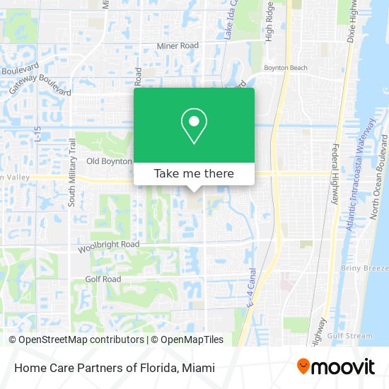 Mapa de Home Care Partners of Florida