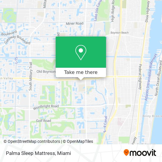 Palma Sleep Mattress map