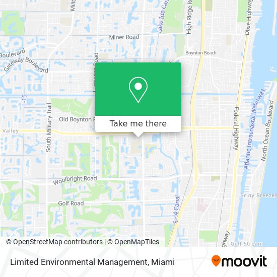 Mapa de Limited Environmental Management