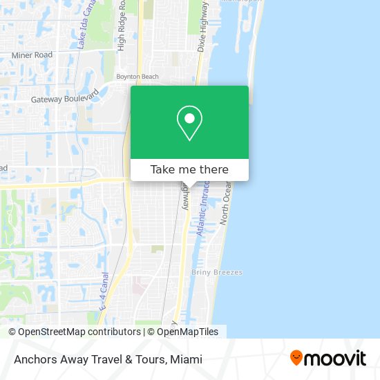 Mapa de Anchors Away Travel & Tours