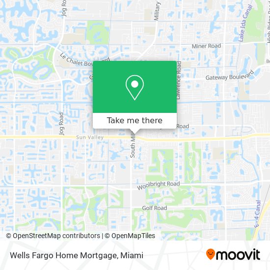 Mapa de Wells Fargo Home Mortgage