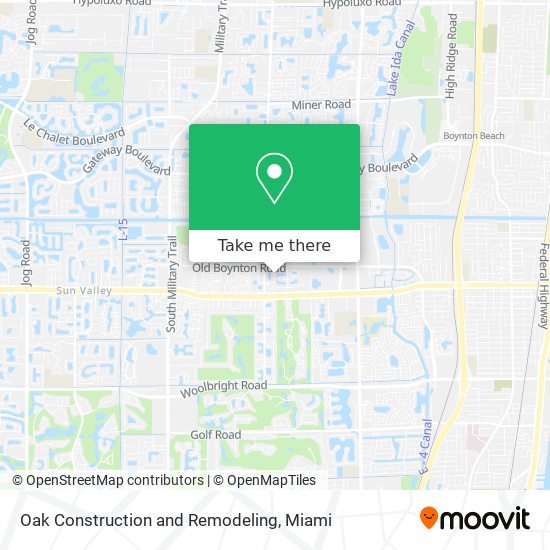 Oak Construction and Remodeling map