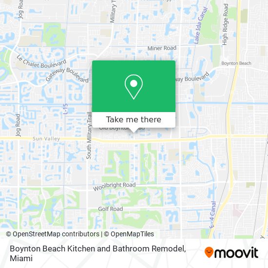 Mapa de Boynton Beach Kitchen and Bathroom Remodel