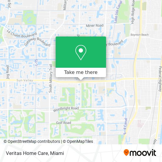 Veritas Home Care map