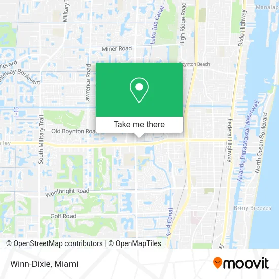 Winn-Dixie map