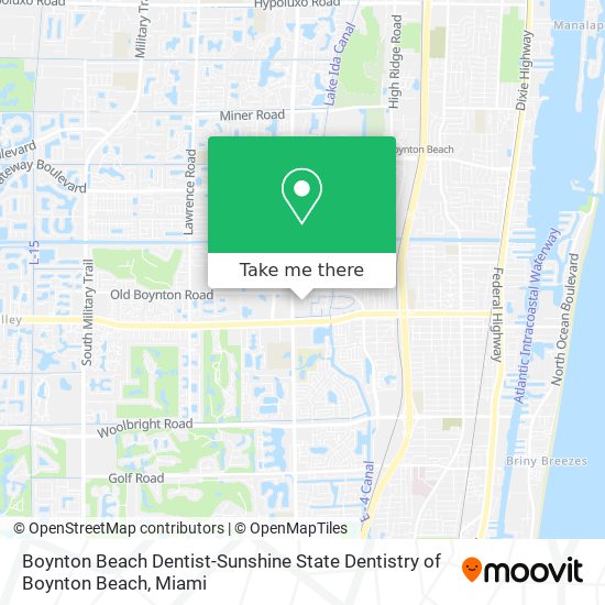 Boynton Beach Dentist-Sunshine State Dentistry of Boynton Beach map