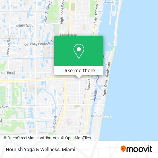 Nourish Yoga & Wellness map