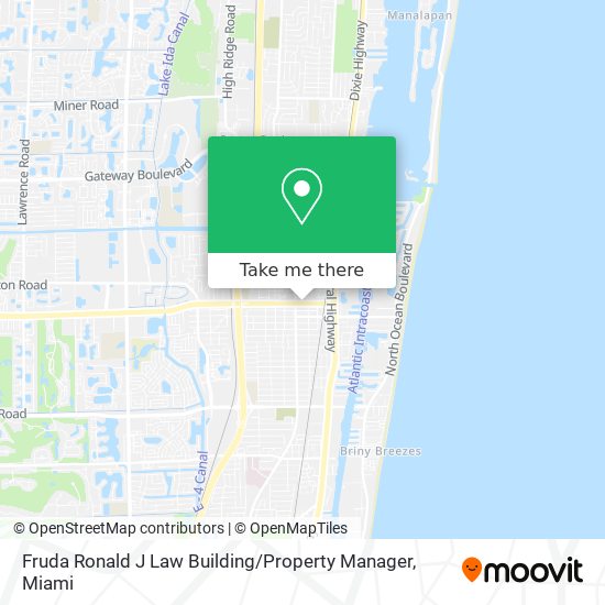 Fruda Ronald J Law Building / Property Manager map