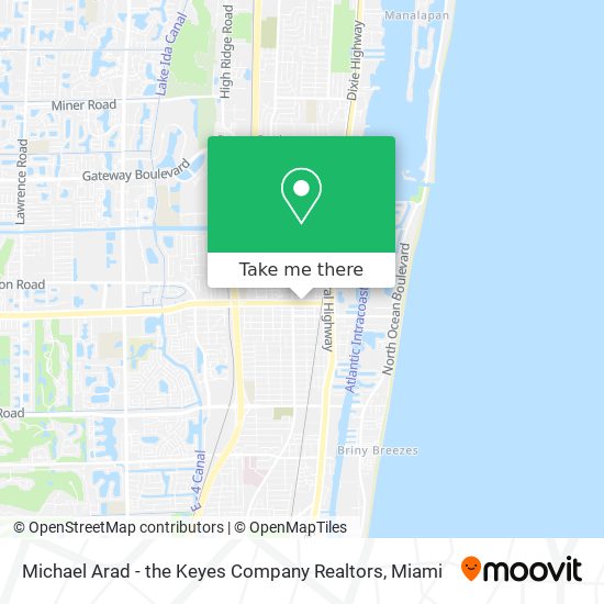 Michael Arad - the Keyes Company Realtors map