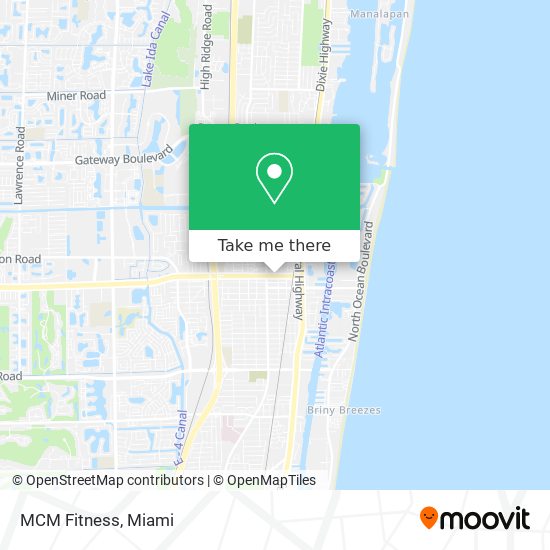 MCM Fitness map