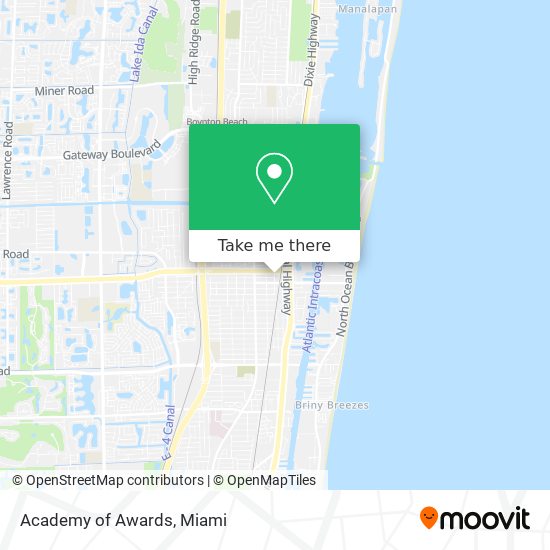 Academy of Awards map