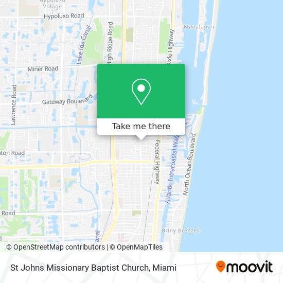 St Johns Missionary Baptist Church map