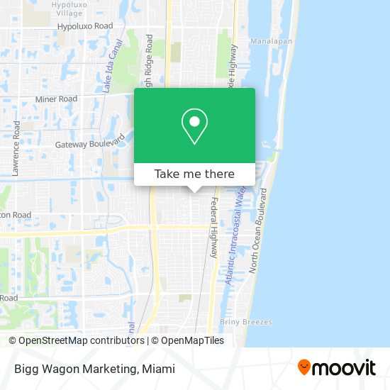 Bigg Wagon Marketing map