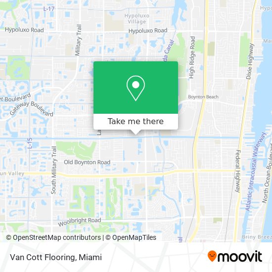 Van Cott Flooring map