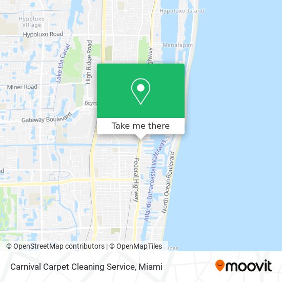 Carnival Carpet Cleaning Service map