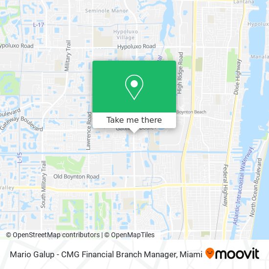 Mapa de Mario Galup - CMG Financial Branch Manager