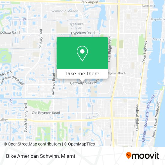 Bike American Schwinn map