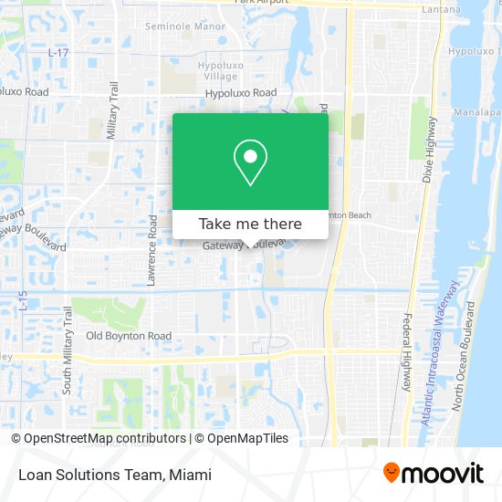 Loan Solutions Team map