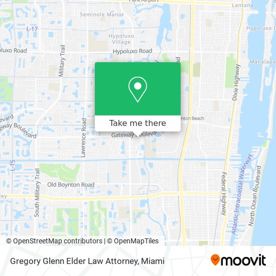 Mapa de Gregory Glenn Elder Law Attorney