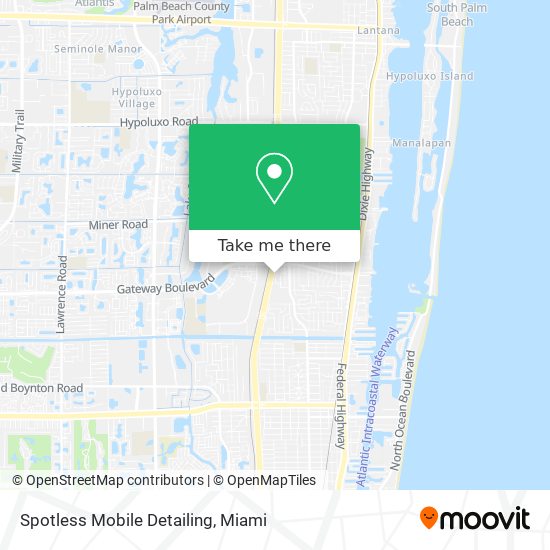 Mapa de Spotless Mobile Detailing