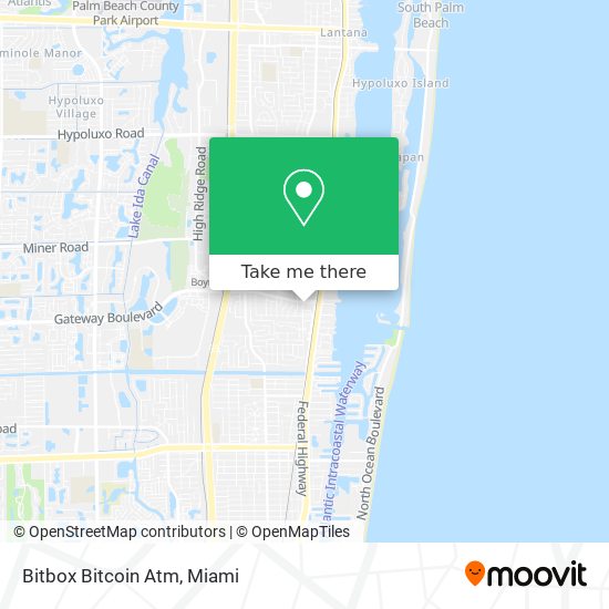 Mapa de Bitbox Bitcoin Atm