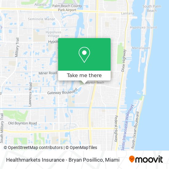 Healthmarkets Insurance - Bryan Posillico map