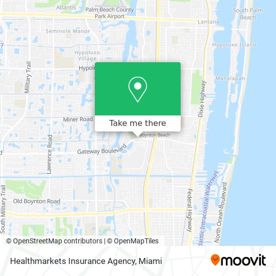 Mapa de Healthmarkets Insurance Agency