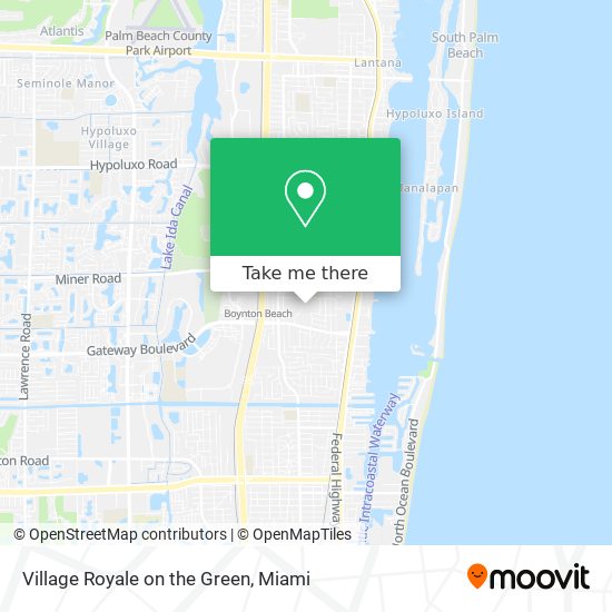 Village Royale on the Green map