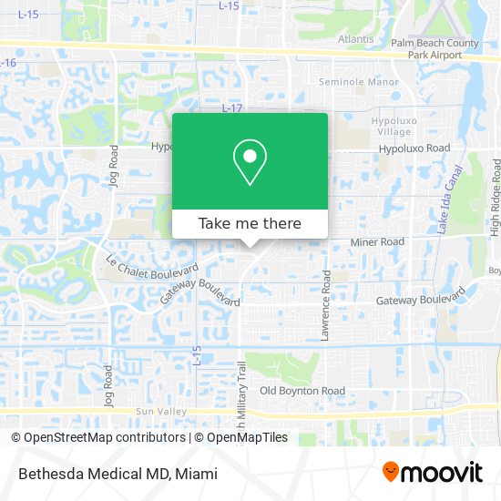 Bethesda Medical MD map