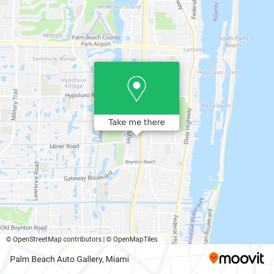 Mapa de Palm Beach Auto Gallery